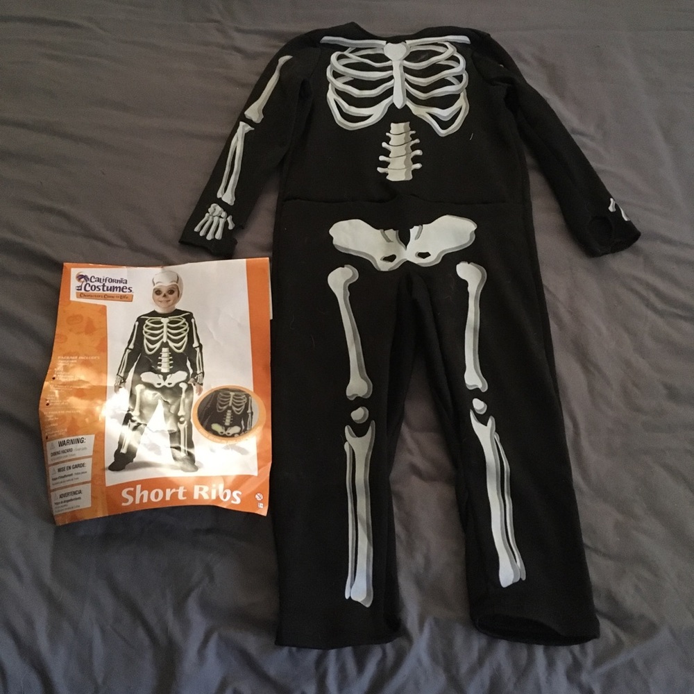 Kids skeleton costume
